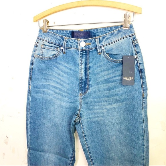 RACHEL Roy hi rise cropped raw hem sequin detail jeans - Picture 4 of 13